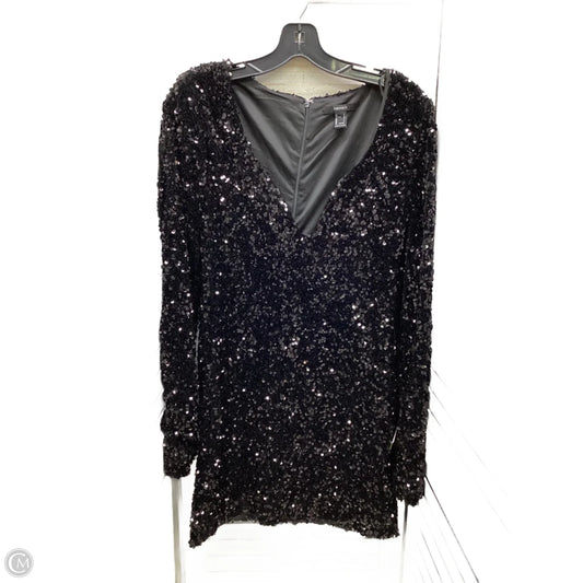 Dress Party Midi By Forever 21 In Black, Size: L