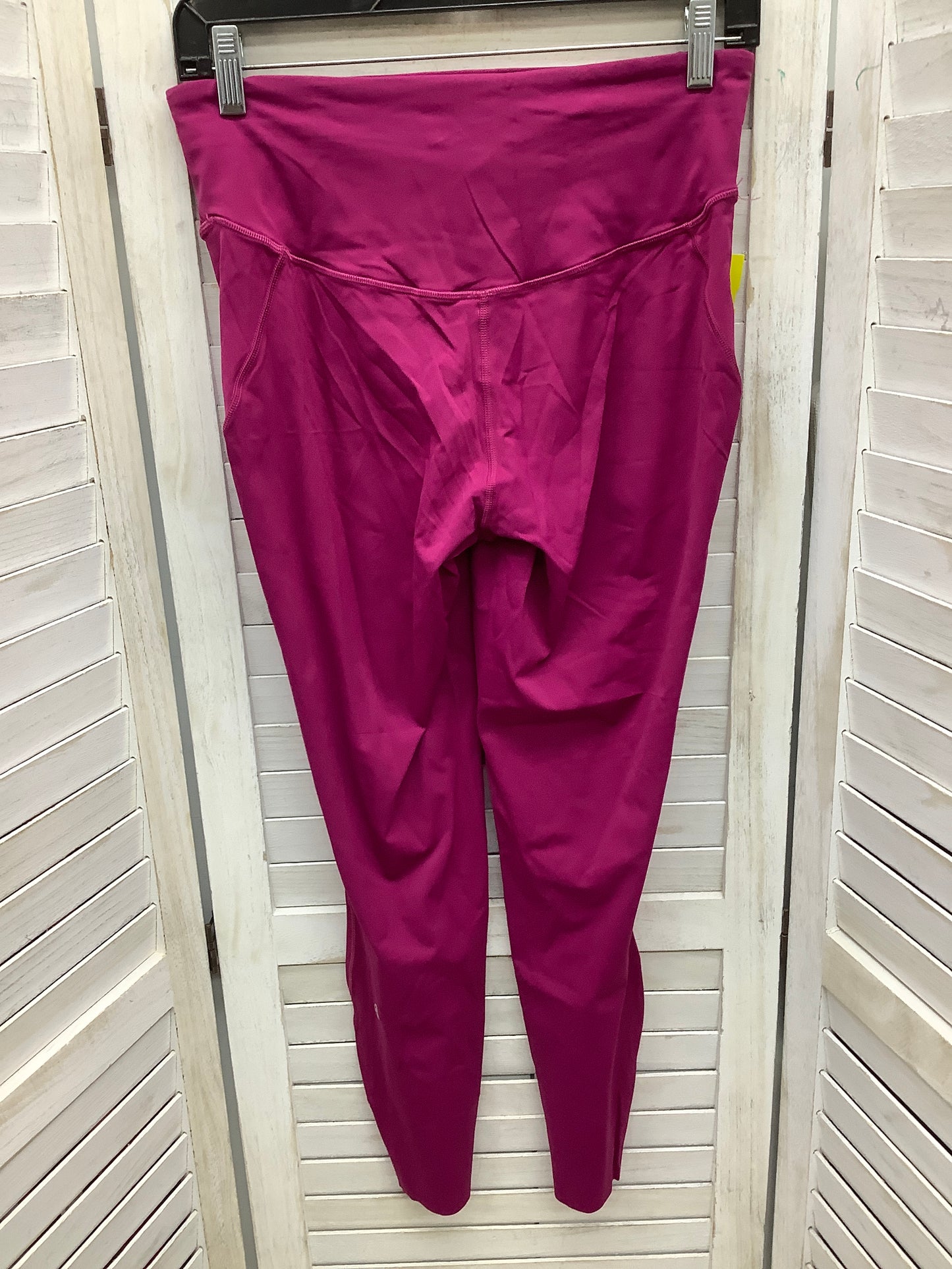 Athletic Leggings By Lululemon In Pink, Size: M