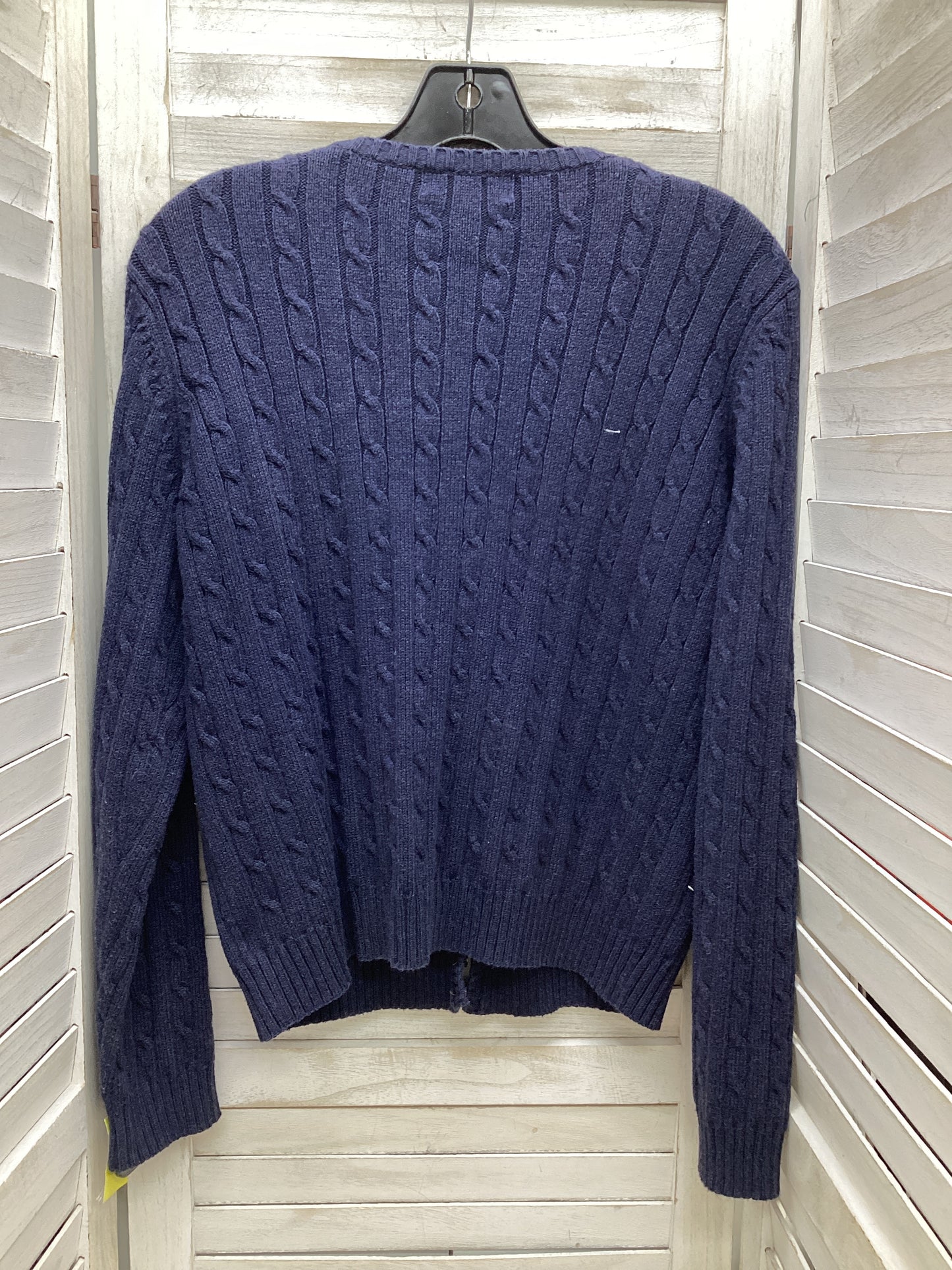 Cardigan By Eddie Bauer In Blue, Size: M