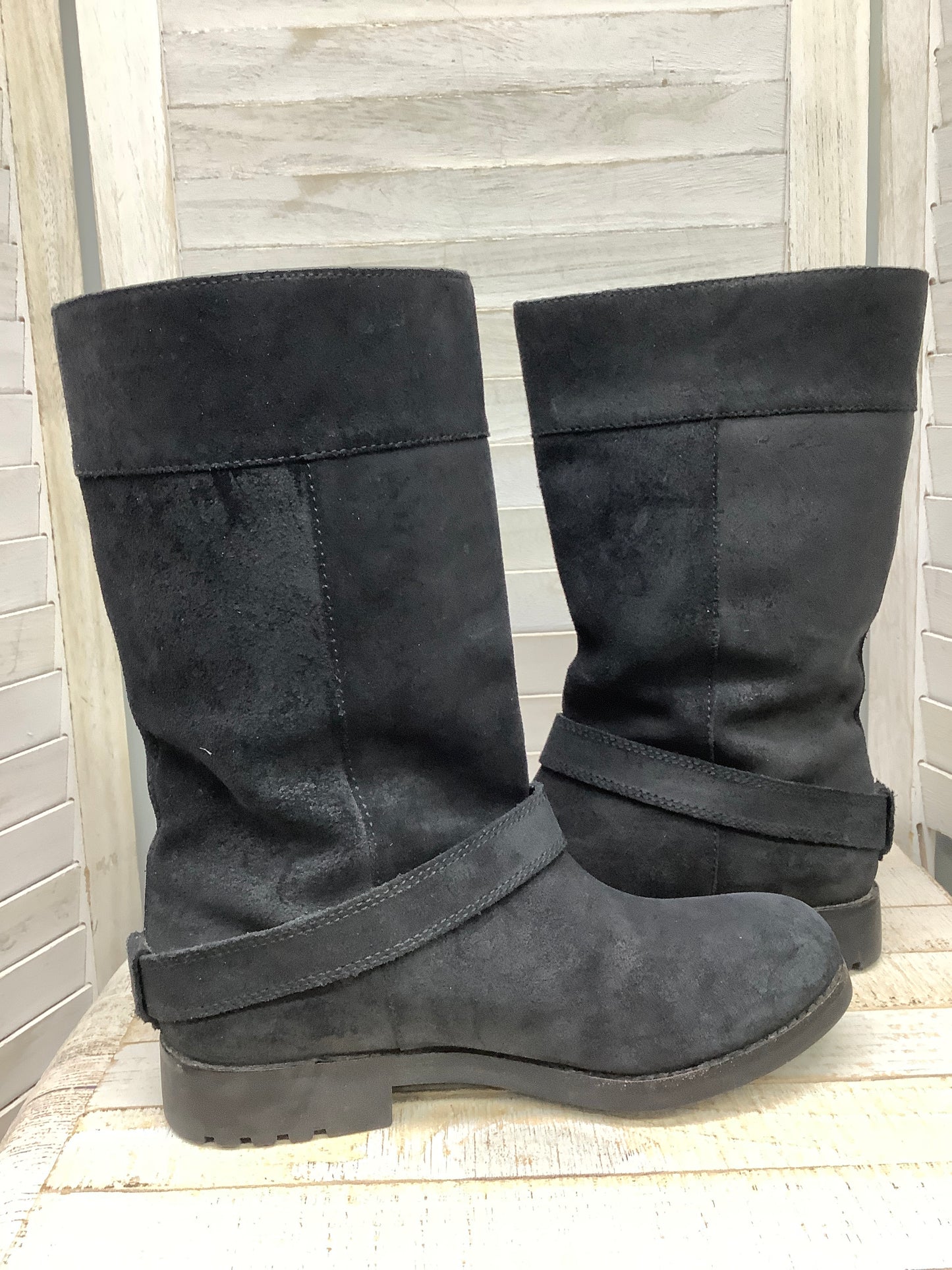 Boots Designer By Coach In Black, Size: 9