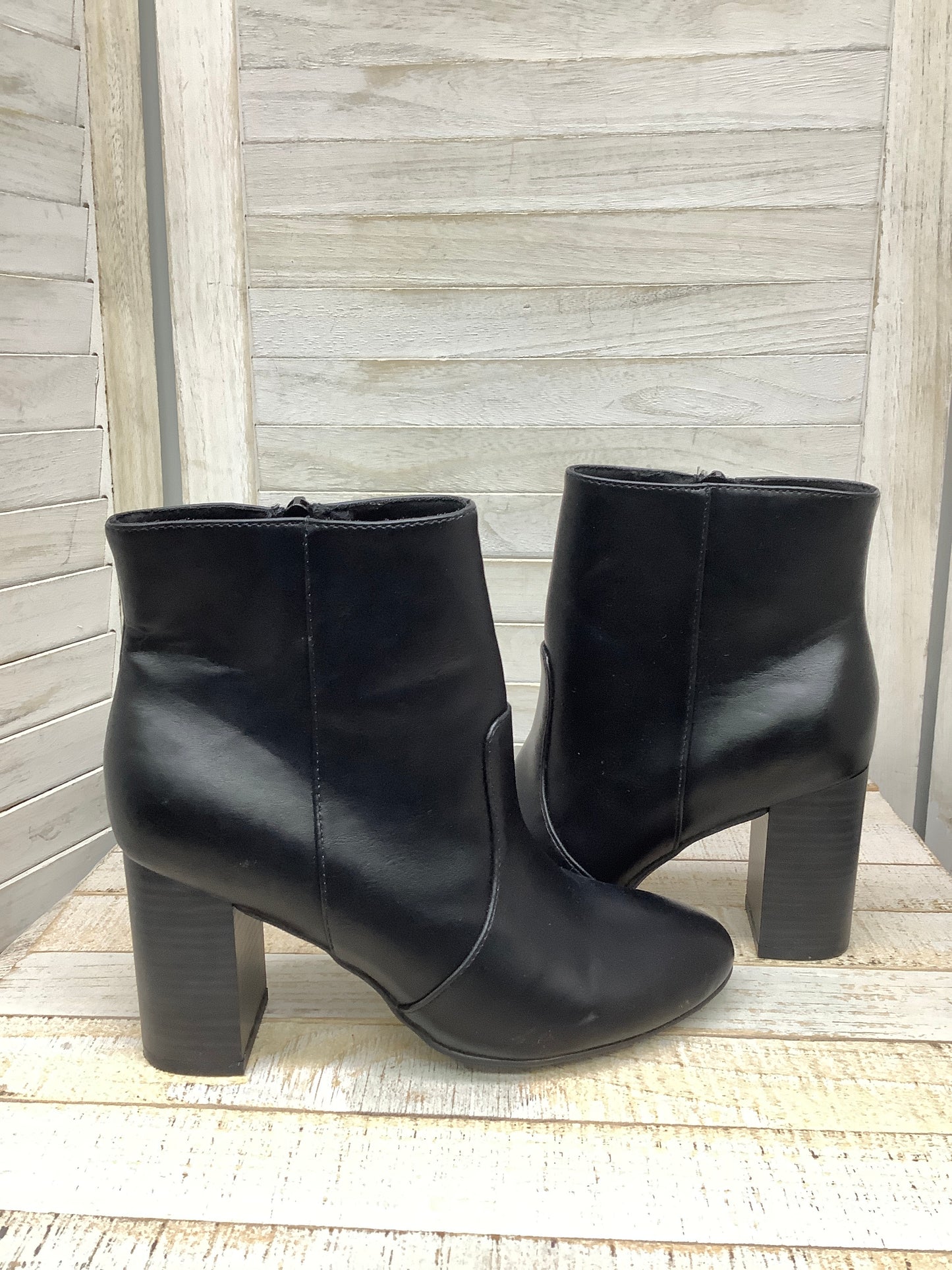 Boots Ankle Heels By Old Navy In Black, Size: 6