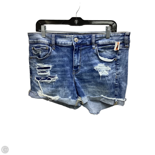 Shorts By American Eagle In Blue Denim, Size: 16