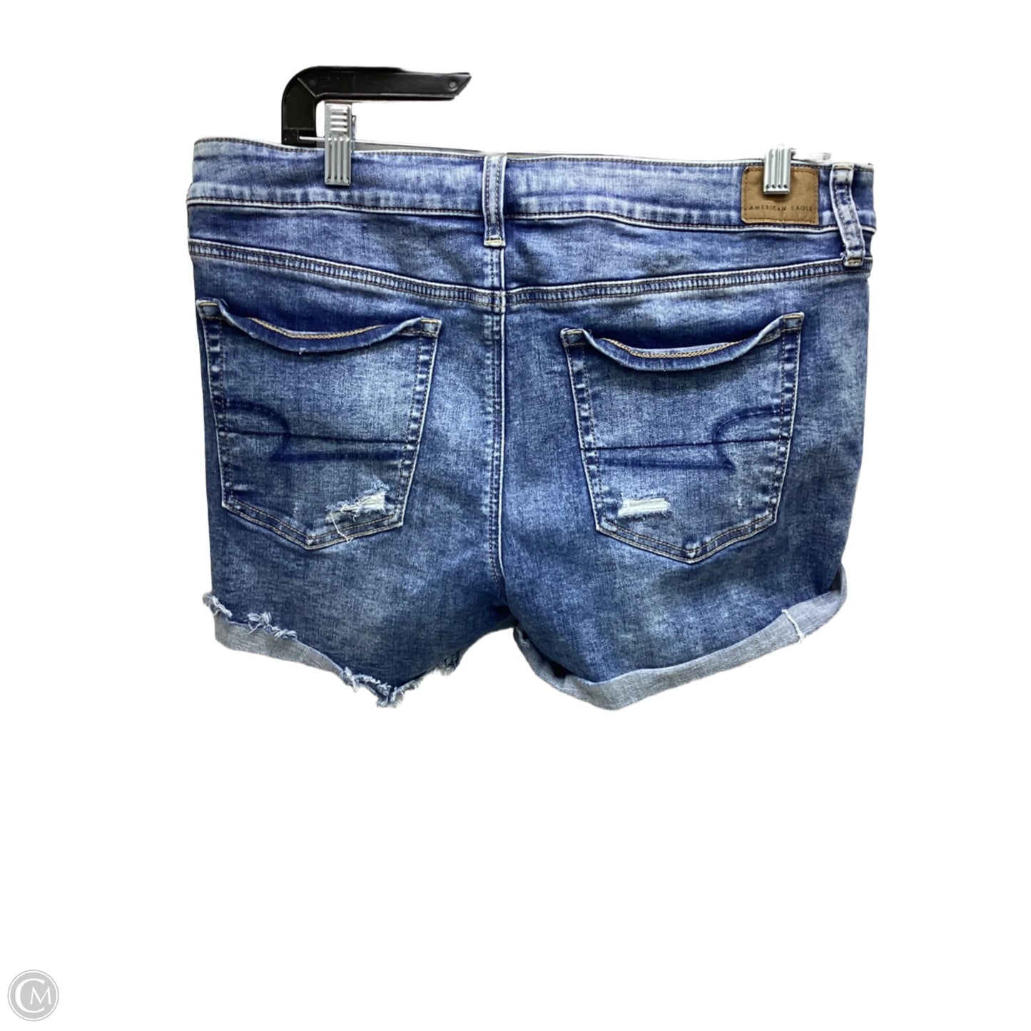 Shorts By American Eagle In Blue Denim, Size: 16