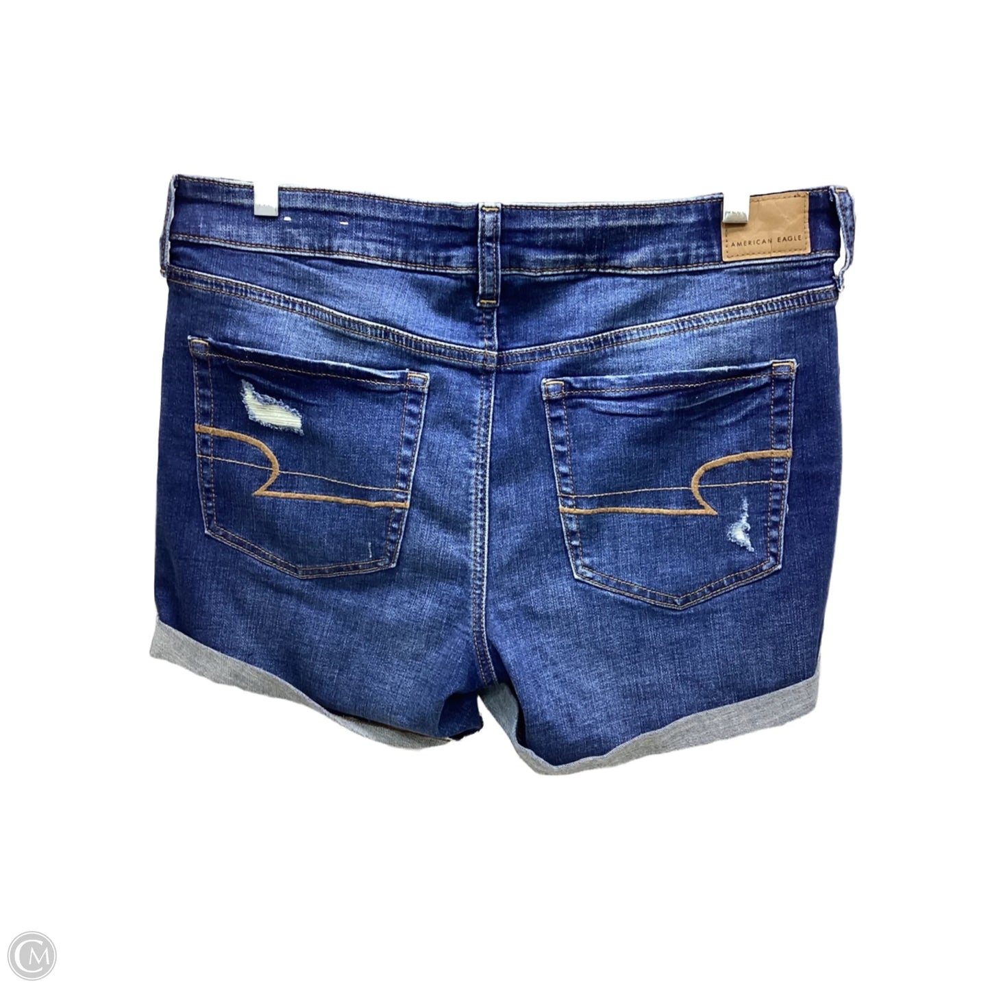 Shorts By American Eagle In Blue Denim, Size: 12
