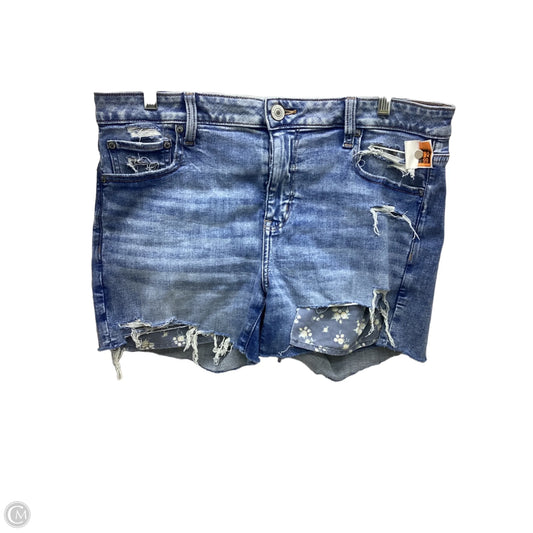 Shorts By American Eagle In Blue Denim, Size: 14