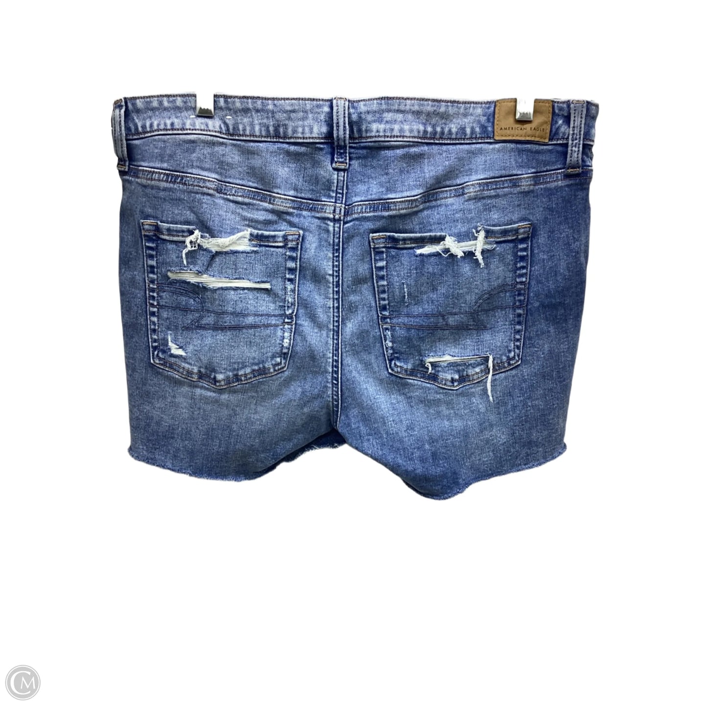 Shorts By American Eagle In Blue Denim, Size: 14
