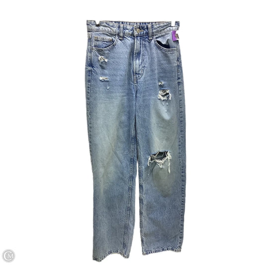 Jeans Wide Leg By Clothes Mentor In Blue Denim, Size: 4