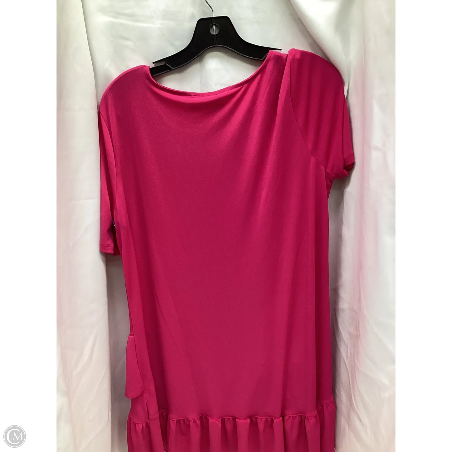 Top Short Sleeve By Zenana Outfitters In Pink, Size: Xl