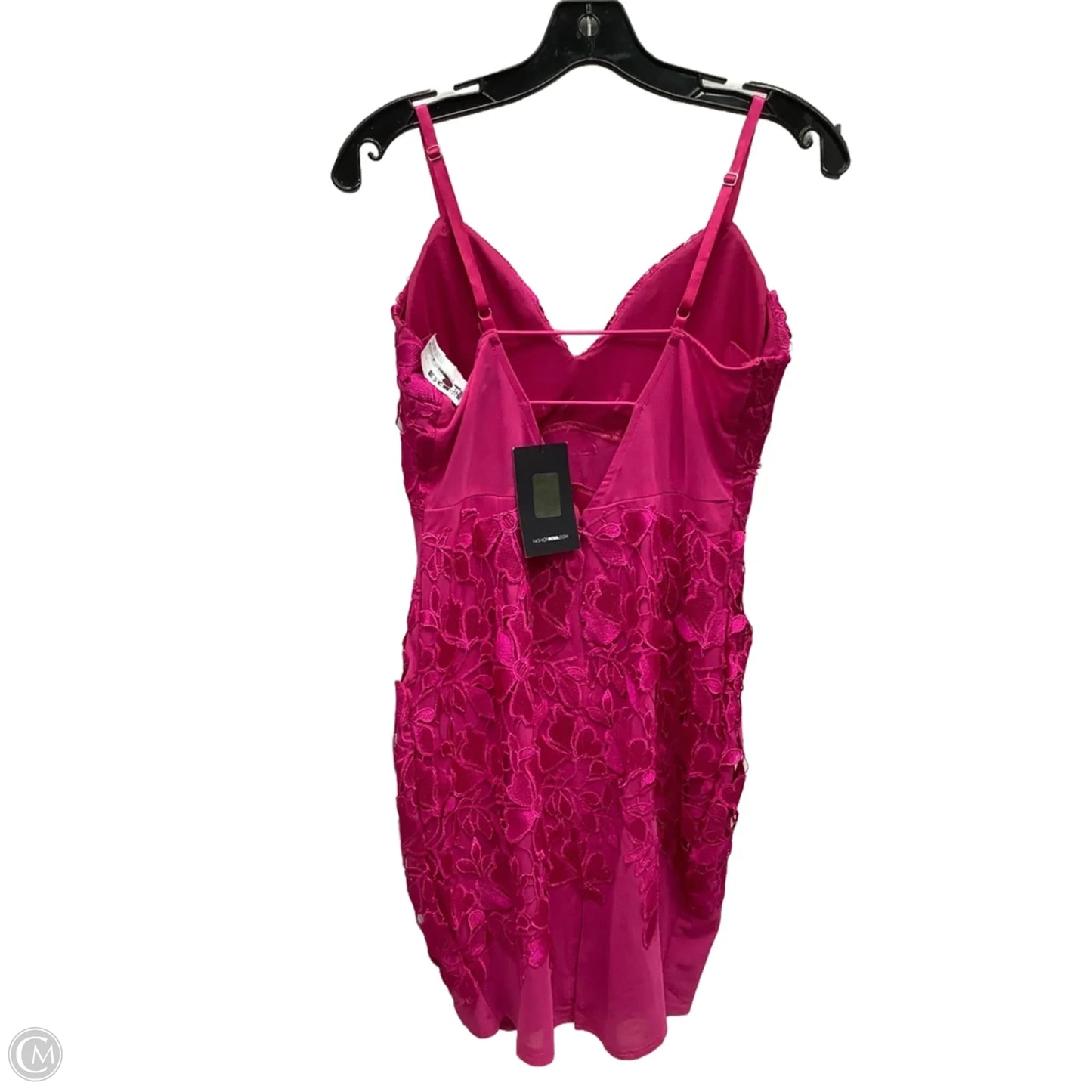 Dress Casual Midi By Fashion Nova In Pink, Size: M