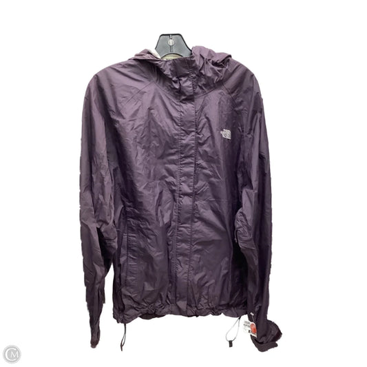 Jacket Windbreaker By The North Face In Purple, Size: Xl