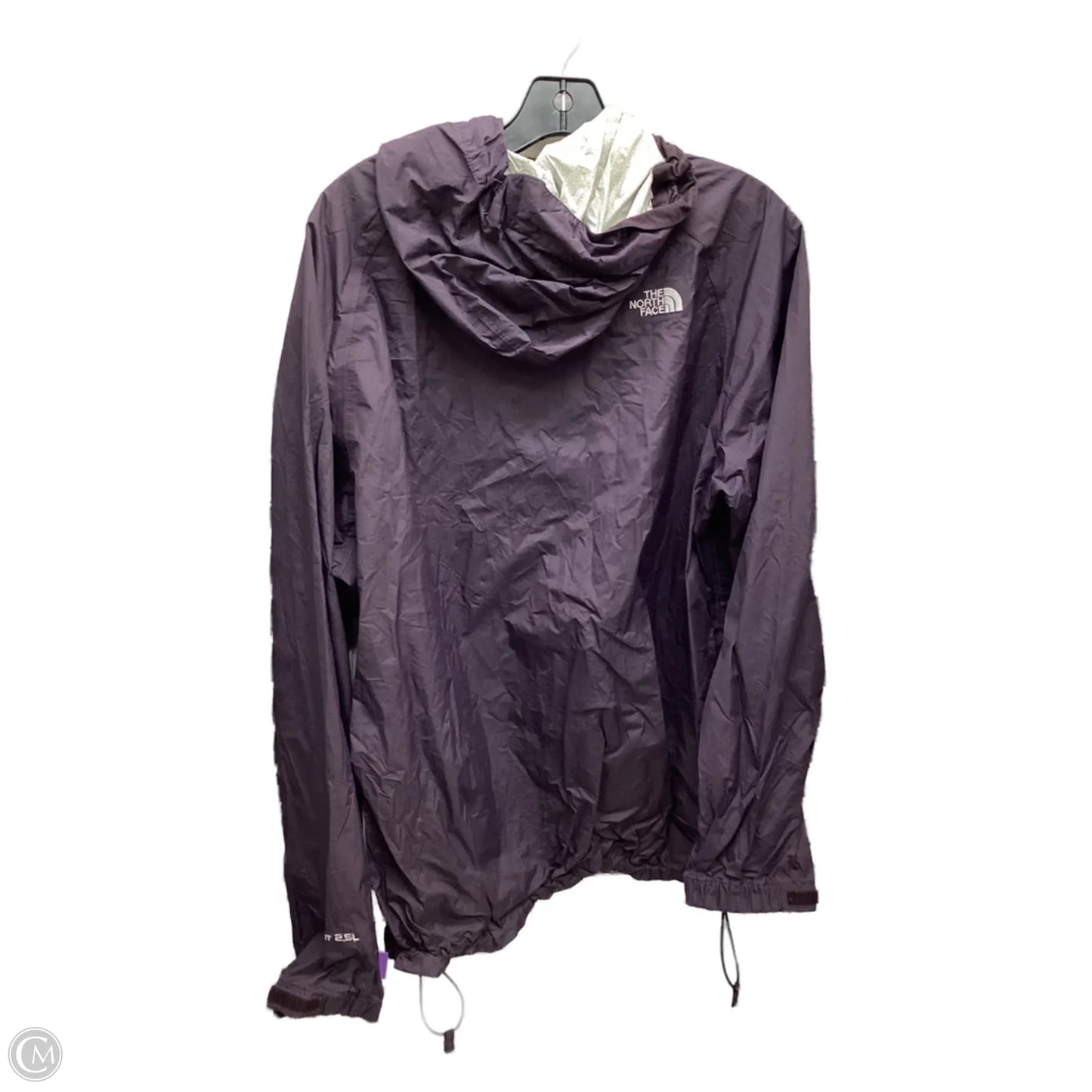 Jacket Windbreaker By The North Face In Purple, Size: Xl