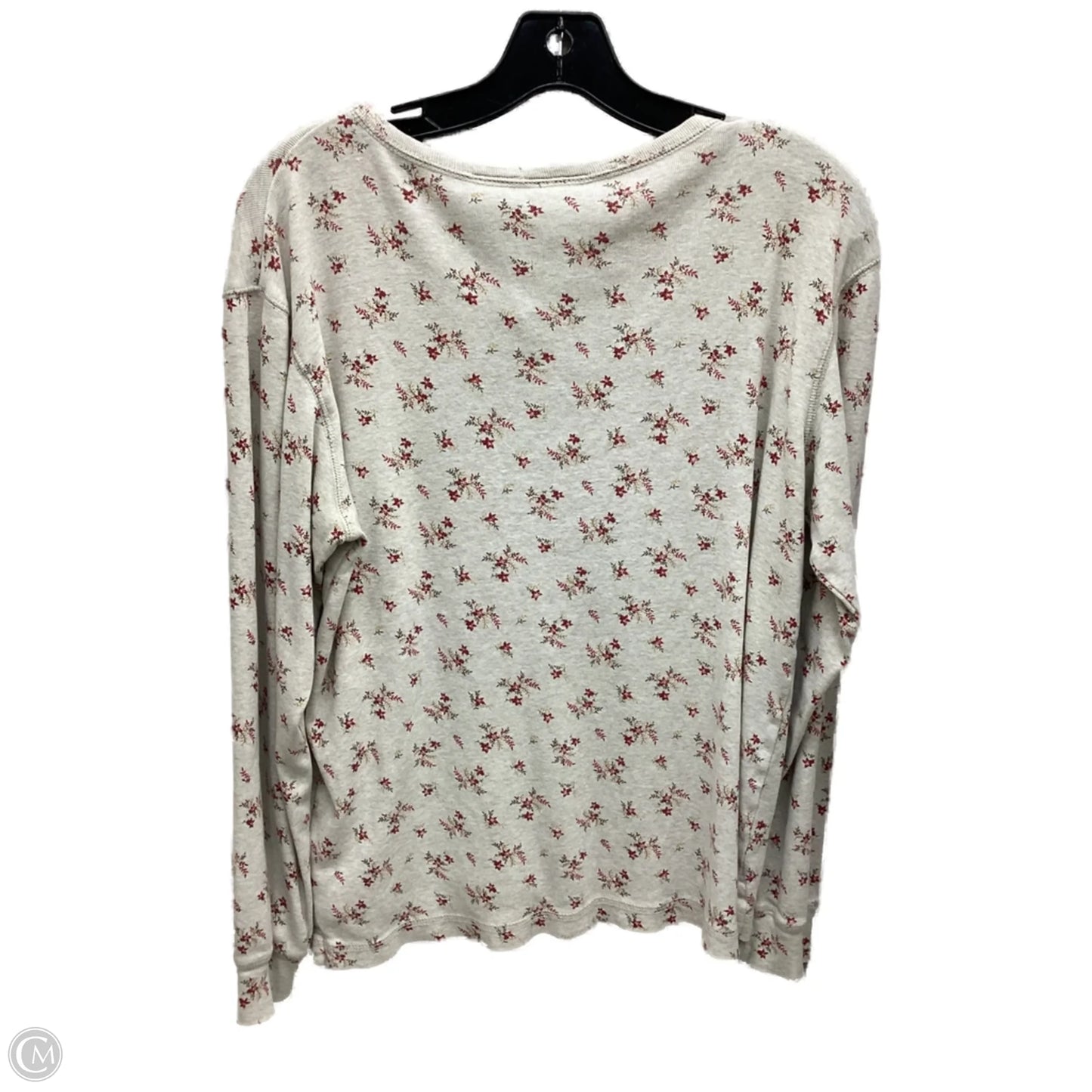 Top Long Sleeve By St Johns Bay In Multi-colored, Size: M