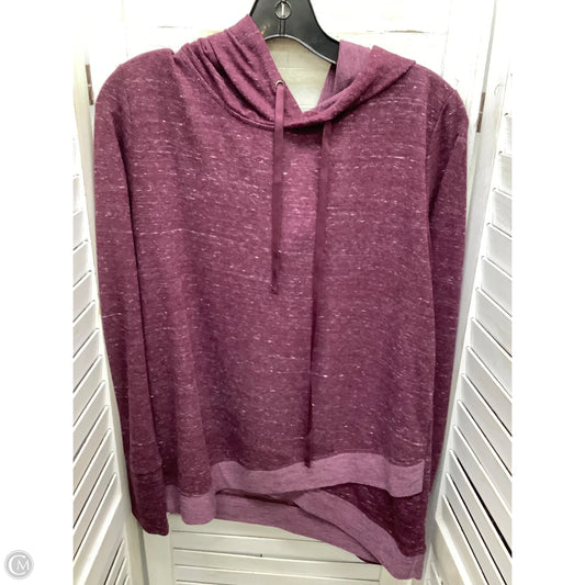 Athletic Sweatshirt Hoodie By Athleta In Maroon, Size: M