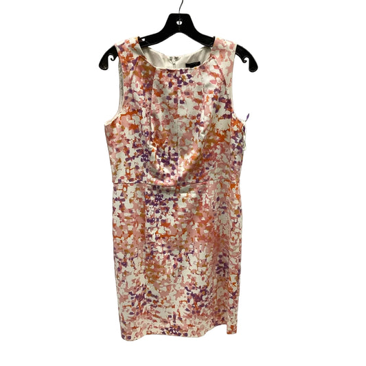 Dress Casual Midi By Ann Taylor In Multi-colored, Size: 12p