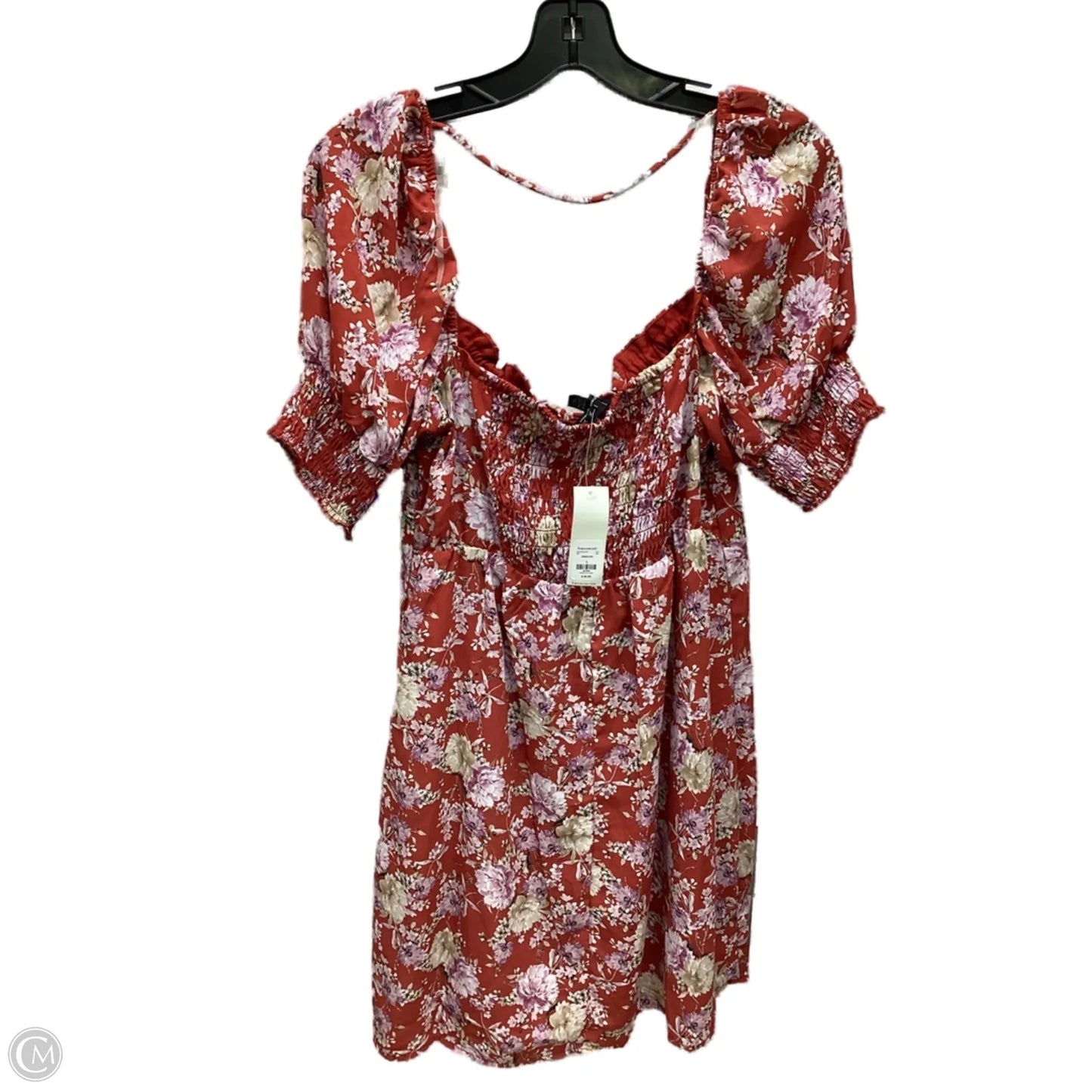 Dress Casual Short By Trixxi In Floral Print, Size: L