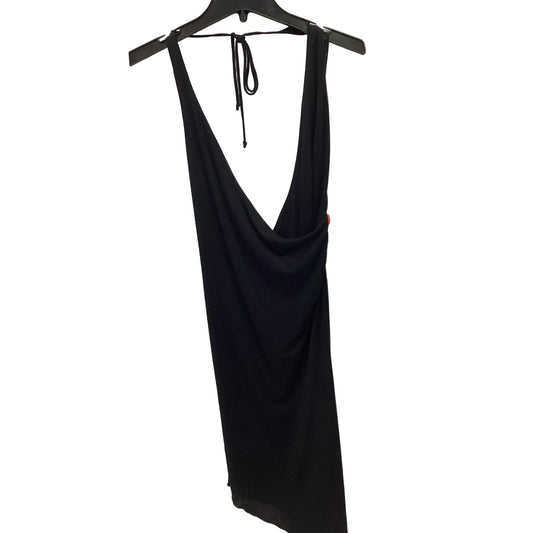 Dress Casual Midi By Bebe In Black, Size: L