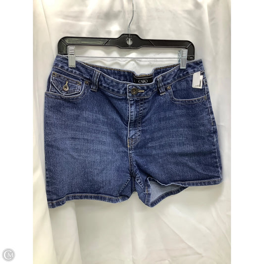 Shorts By Cato In Blue Denim, Size: 14