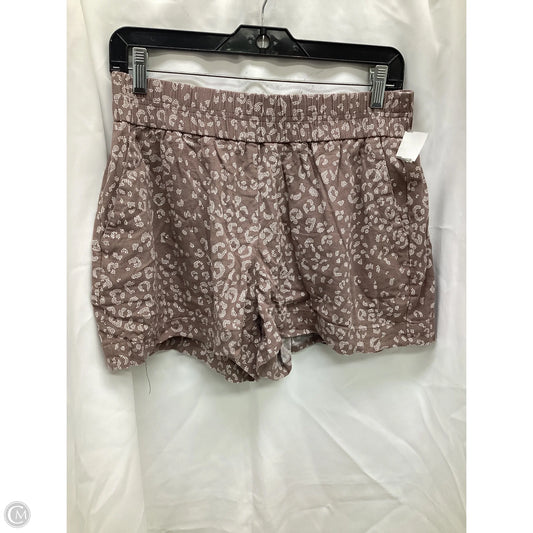 Shorts By A New Day In Brown & Cream, Size: M