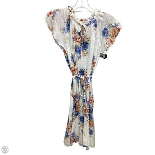 Dress Casual Short By Loft In Floral Print, Size: Xs