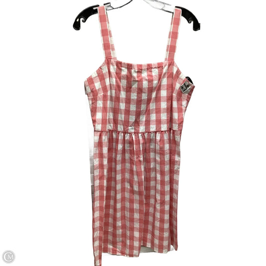 Dress Casual Midi By J. Crew In Plaid Pattern, Size: M