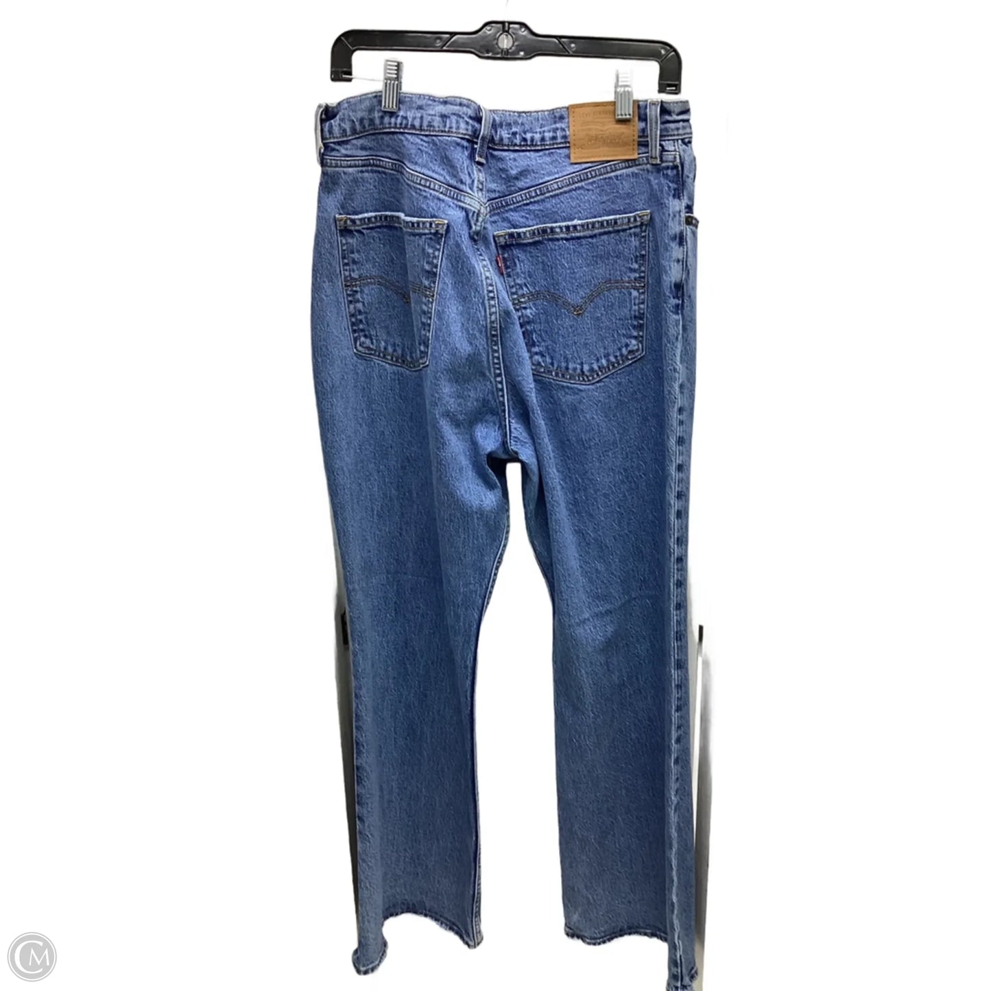 Jeans Flared By Levis In Blue Denim, Size: 8