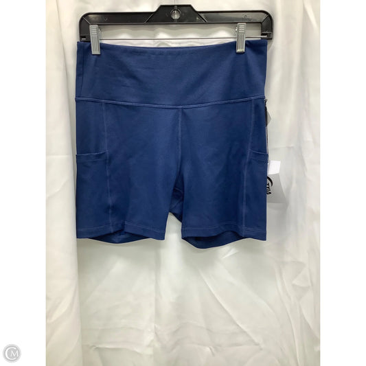 Athletic Shorts By Zyia In Blue, Size: L