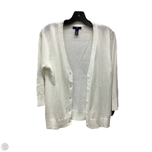 Cardigan By Gap In Ivory, Size: M