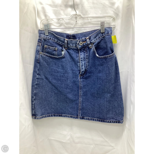 Skirt Midi By Gap In Blue Denim, Size: 6