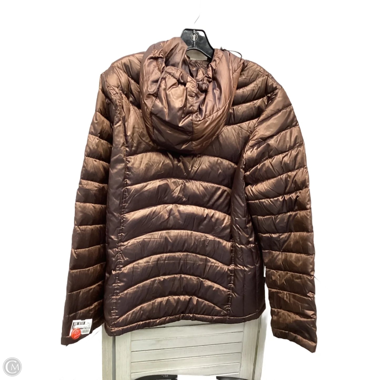 Coat Puffer & Quilted By Andrew Marc In Brown, Size: Xxl