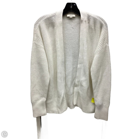 Cardigan By Loft In White, Size: L