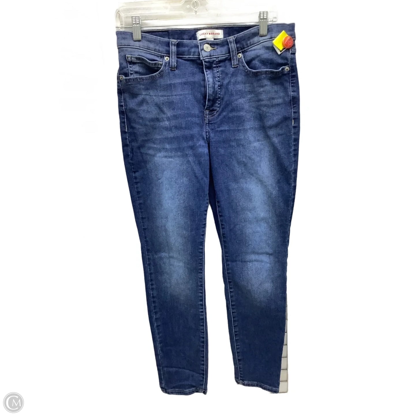 Jeans Skinny By Lucky Brand In Blue Denim, Size: 10