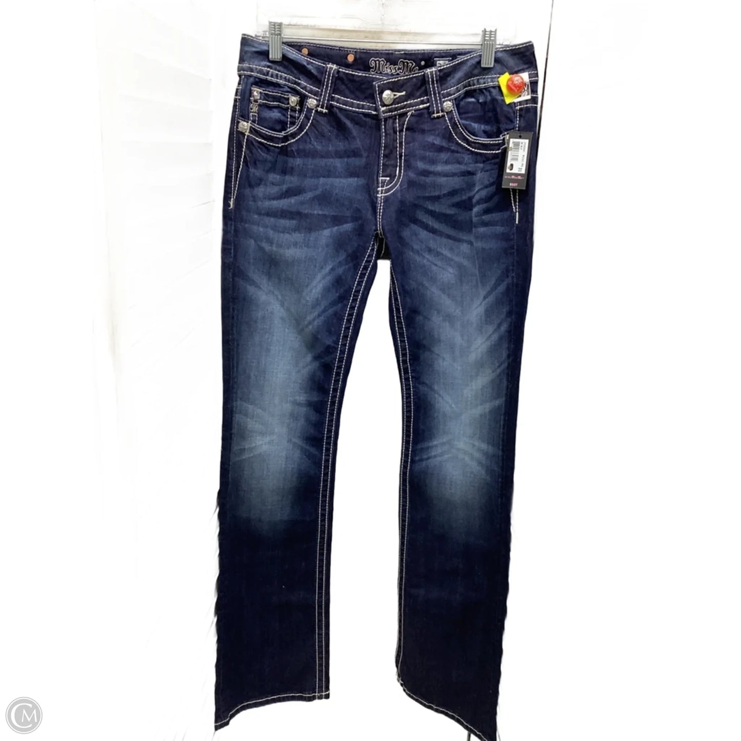 Jeans Boot Cut By Miss Me In Blue Denim, Size: 8