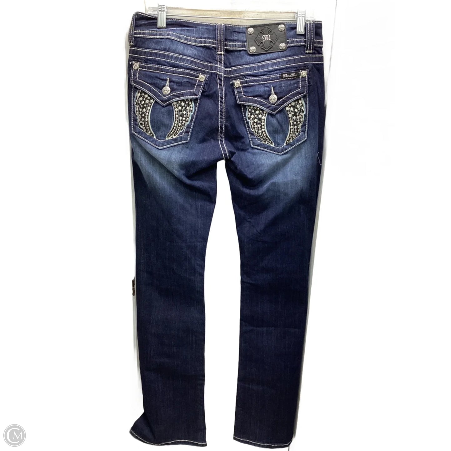 Jeans Boot Cut By Miss Me In Blue Denim, Size: 8