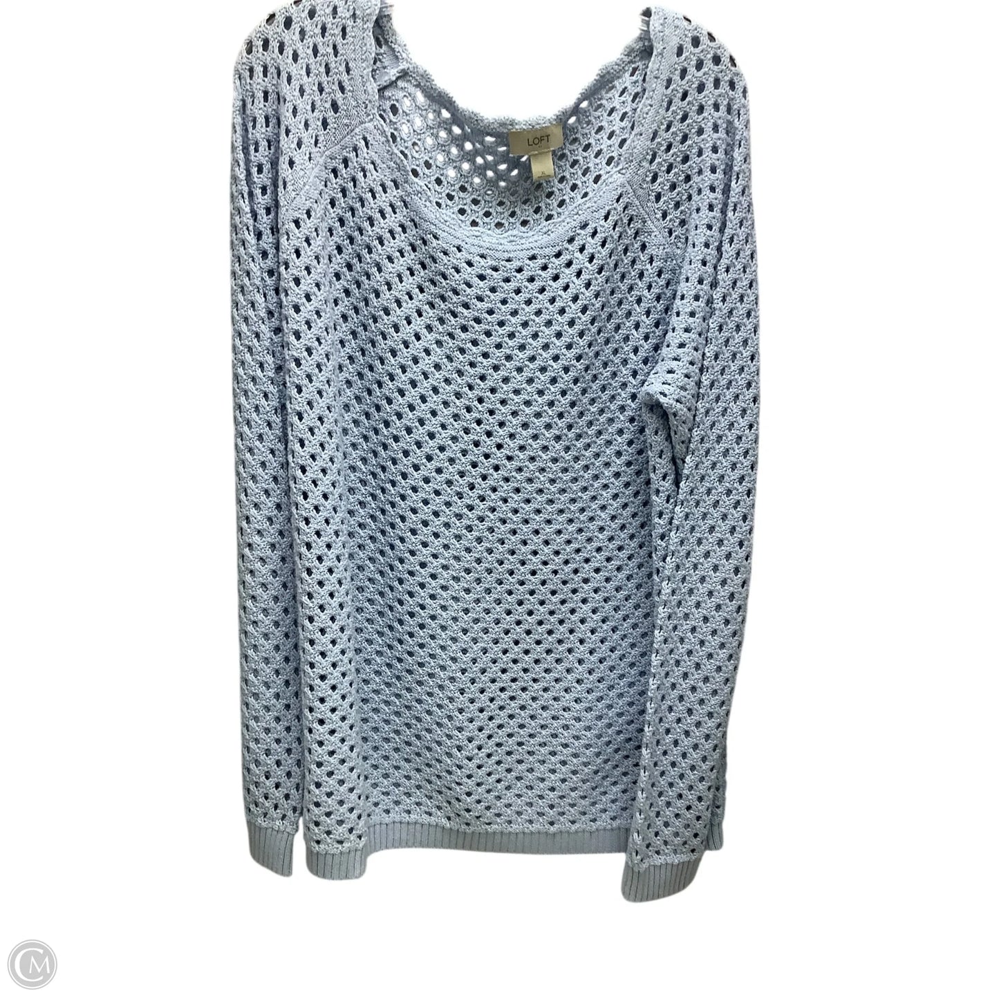 Sweater By Loft In Blue, Size: Xl