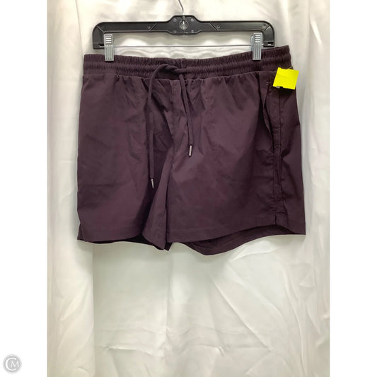 Athletic Shorts By Te Verde In Maroon, Size: L