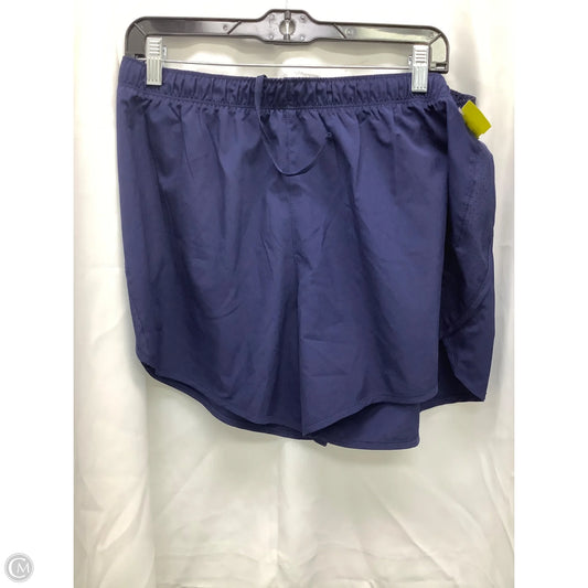 Athletic Shorts By New Balance In Navy, Size: L