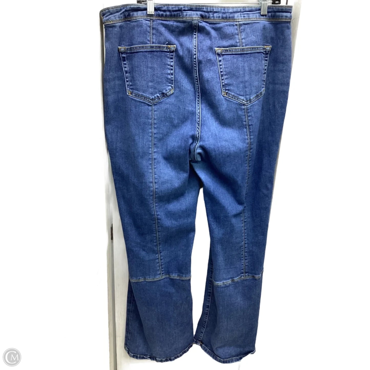 Jeans Boot Cut By Anthropologie In Blue Denim, Size: 18