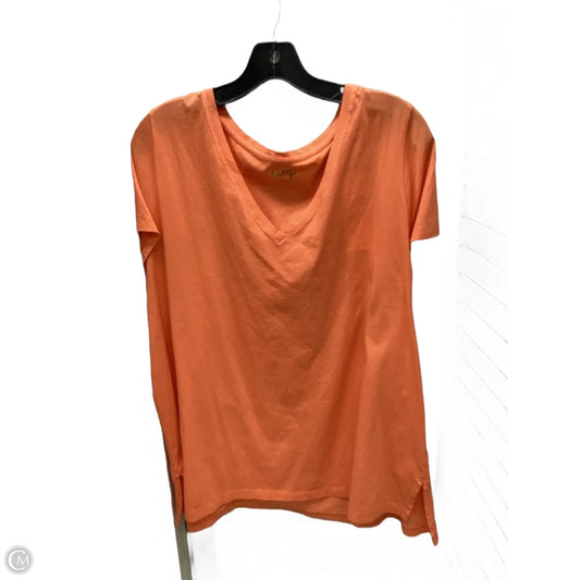 Top Short Sleeve Designer By Lilly Pulitzer In Coral, Size: Xxl