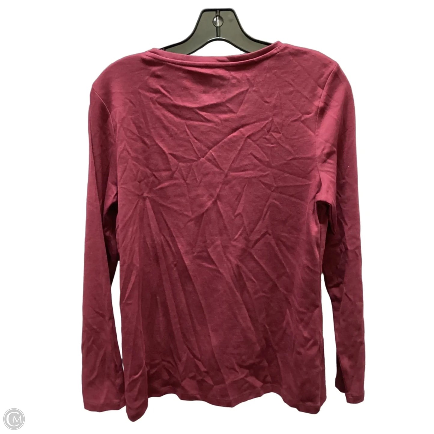 Top Long Sleeve By Talbots In Red, Size: Lp