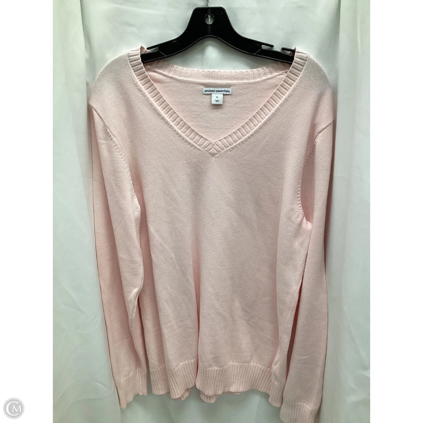 Top Long Sleeve By Amazon Essentials In Pink, Size: Xl
