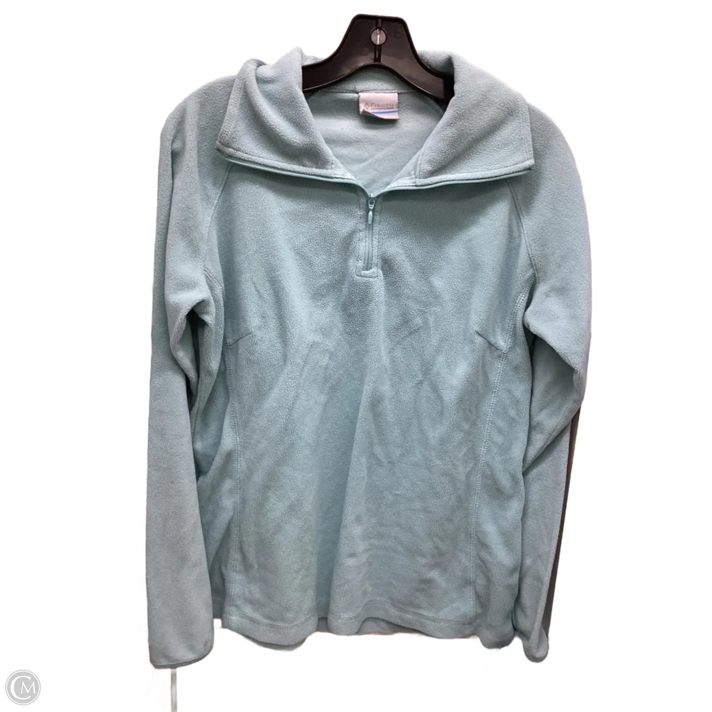 Jacket Shirt By Columbia In Blue, Size: L