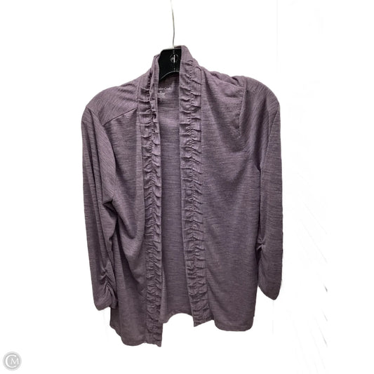 Cardigan By Coldwater Creek In Purple, Size: S