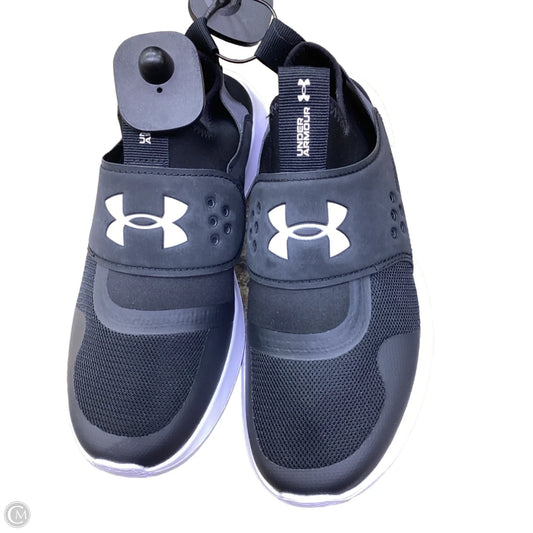 Shoes Sneakers By Under Armour In Black & White, Size: 8