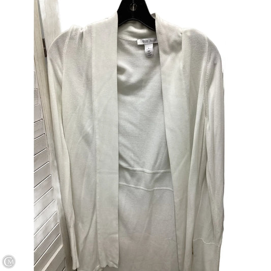 Cardigan By White House Black Market In White, Size: L