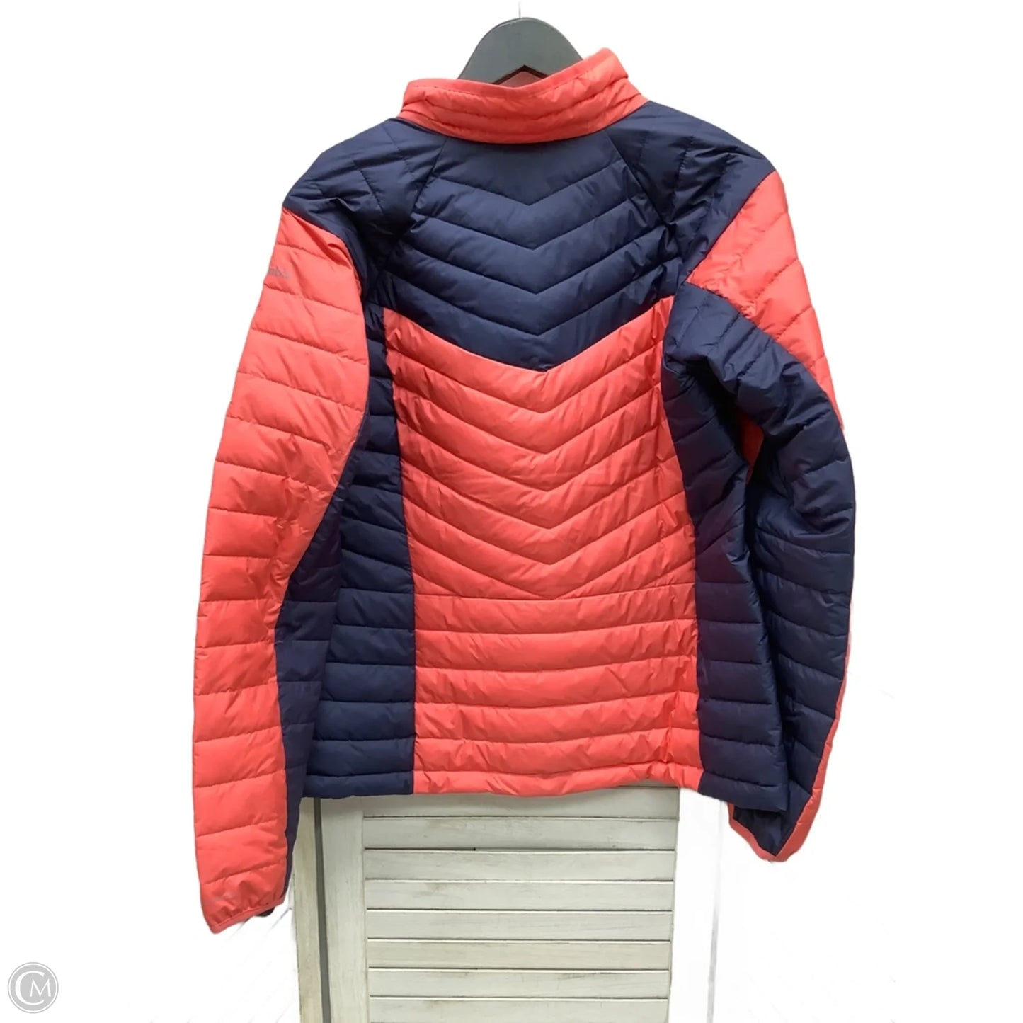 Coat Puffer & Quilted By Columbia In Blue & Pink, Size: Xl