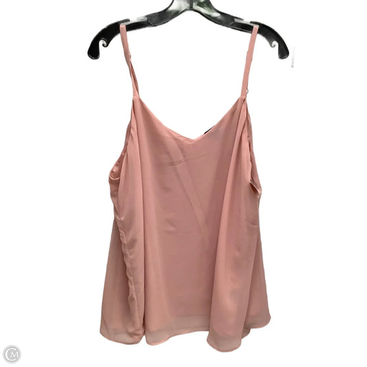 Top Sleeveless By Torrid In Pink, Size: 2x
