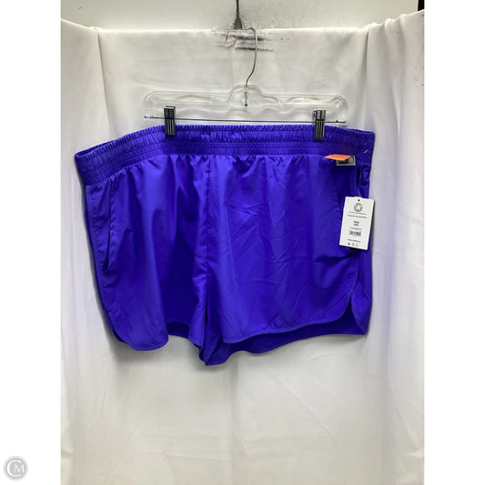 Athletic Shorts By Athletic Works In Blue, Size: 3x