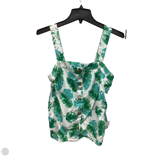 Top Sleeveless By J. Crew In Multi-colored, Size: S