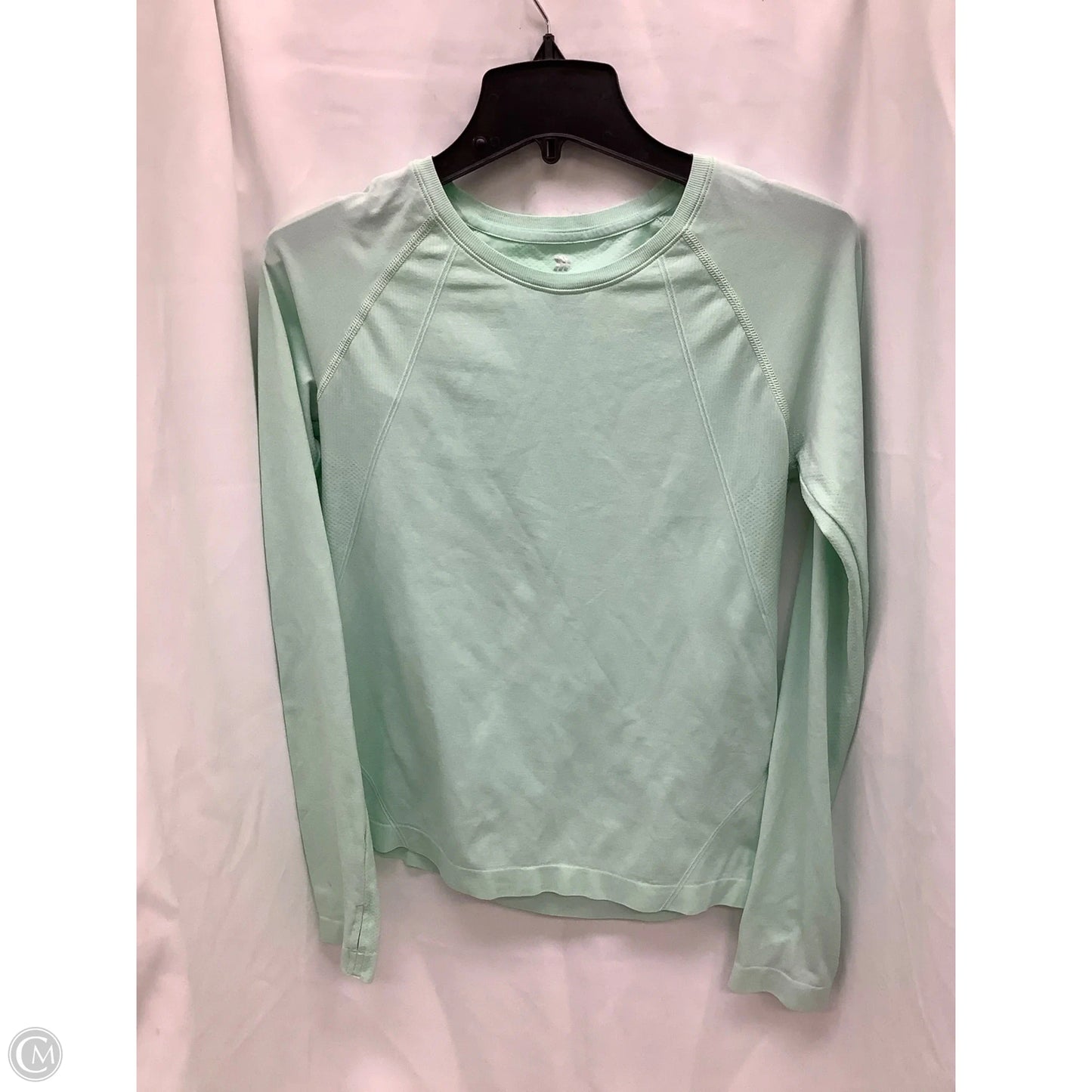 Athletic Top Long Sleeve Crewneck By All In Motion In Aqua, Size: M