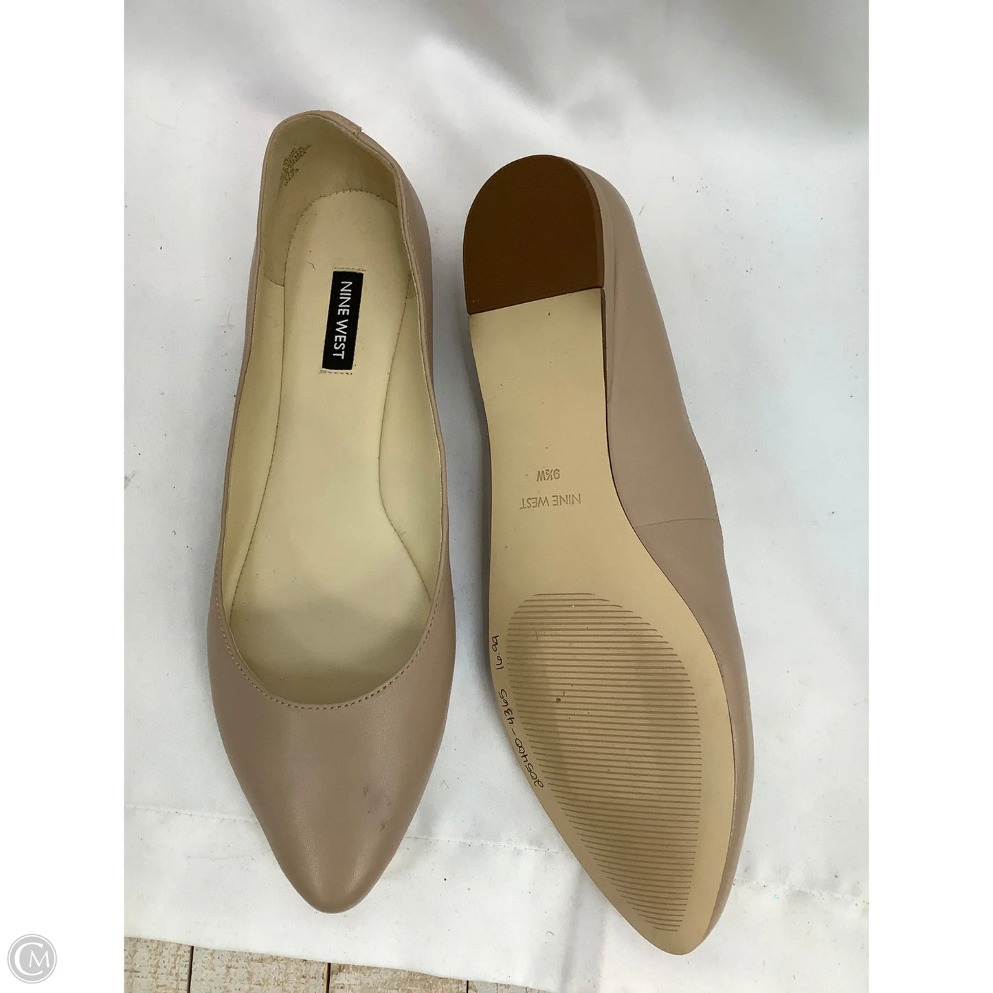 Shoes Flats By Nine West In Tan, Size: 9.5